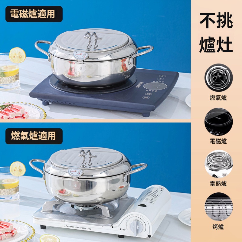 可控溫油炸鍋